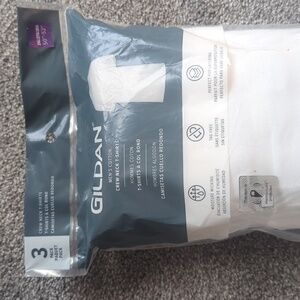 White crew neck undershirt